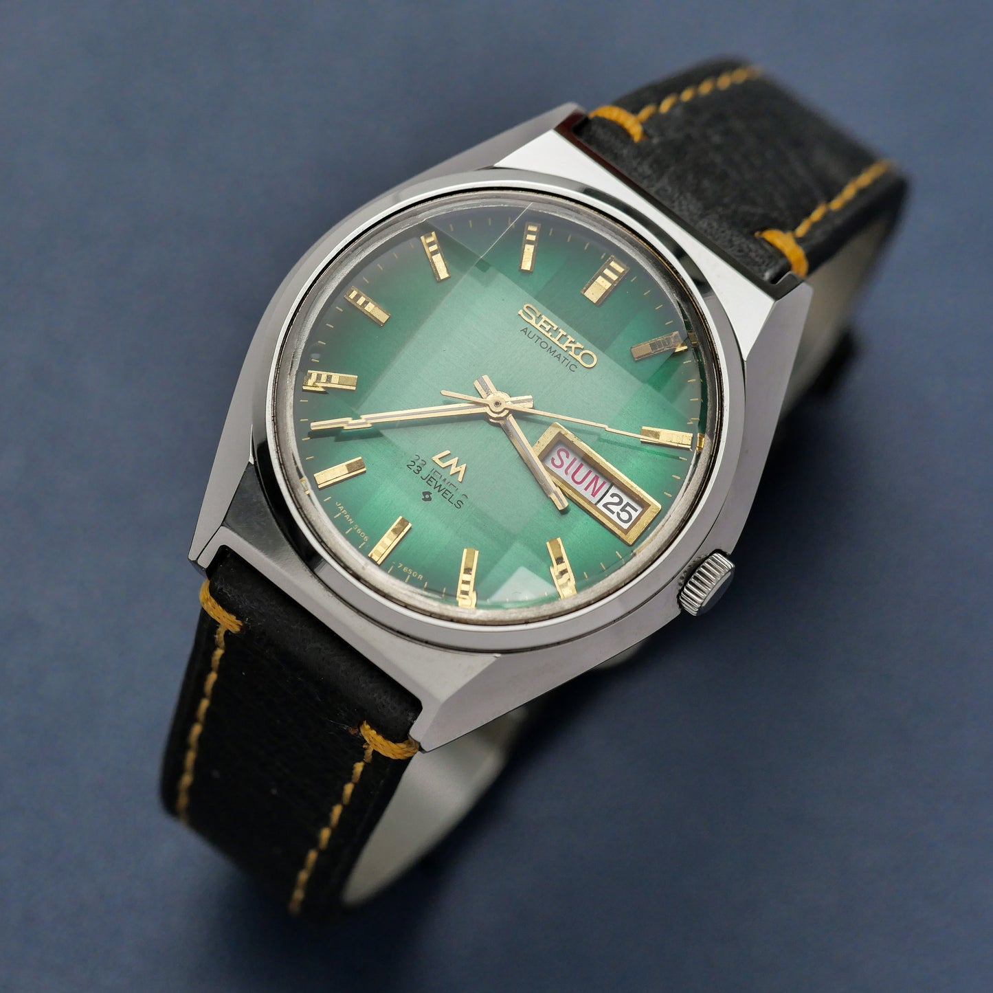 SEIKO LORD MATIC LM AUTOMATIC DAY-DATE FACETED CRYSTAL REF. 5606-7310