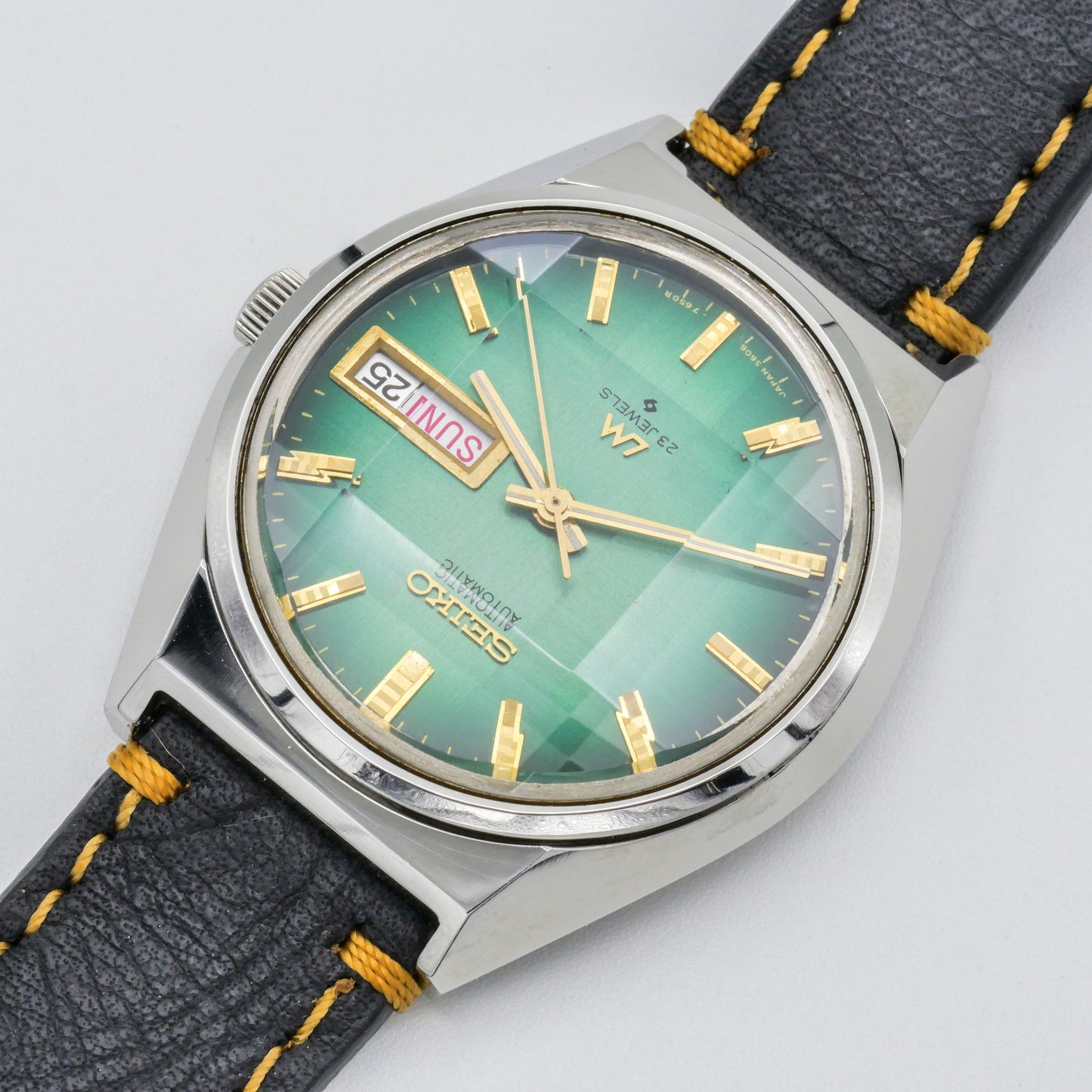 SEIKO LORD MATIC LM AUTOMATIC DAY-DATE FACETED CRYSTAL REF. 5606-7310