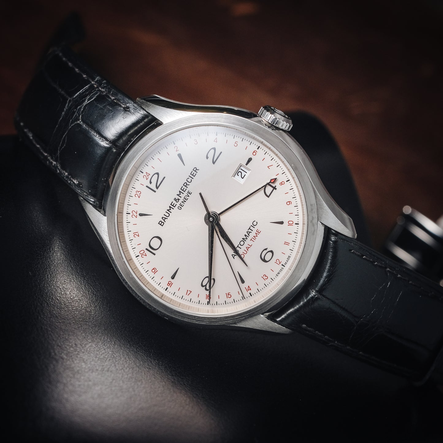 BAUME & MERCIER CLIFTON GMT AUTOMATIC REF. 65730