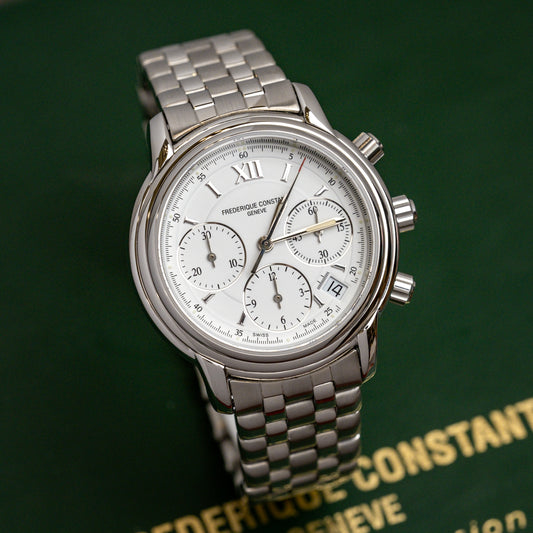 FREDERIQUE CONSTANT CHRONOGRAPH AUTOMATIC REF. FC390X3A5/6