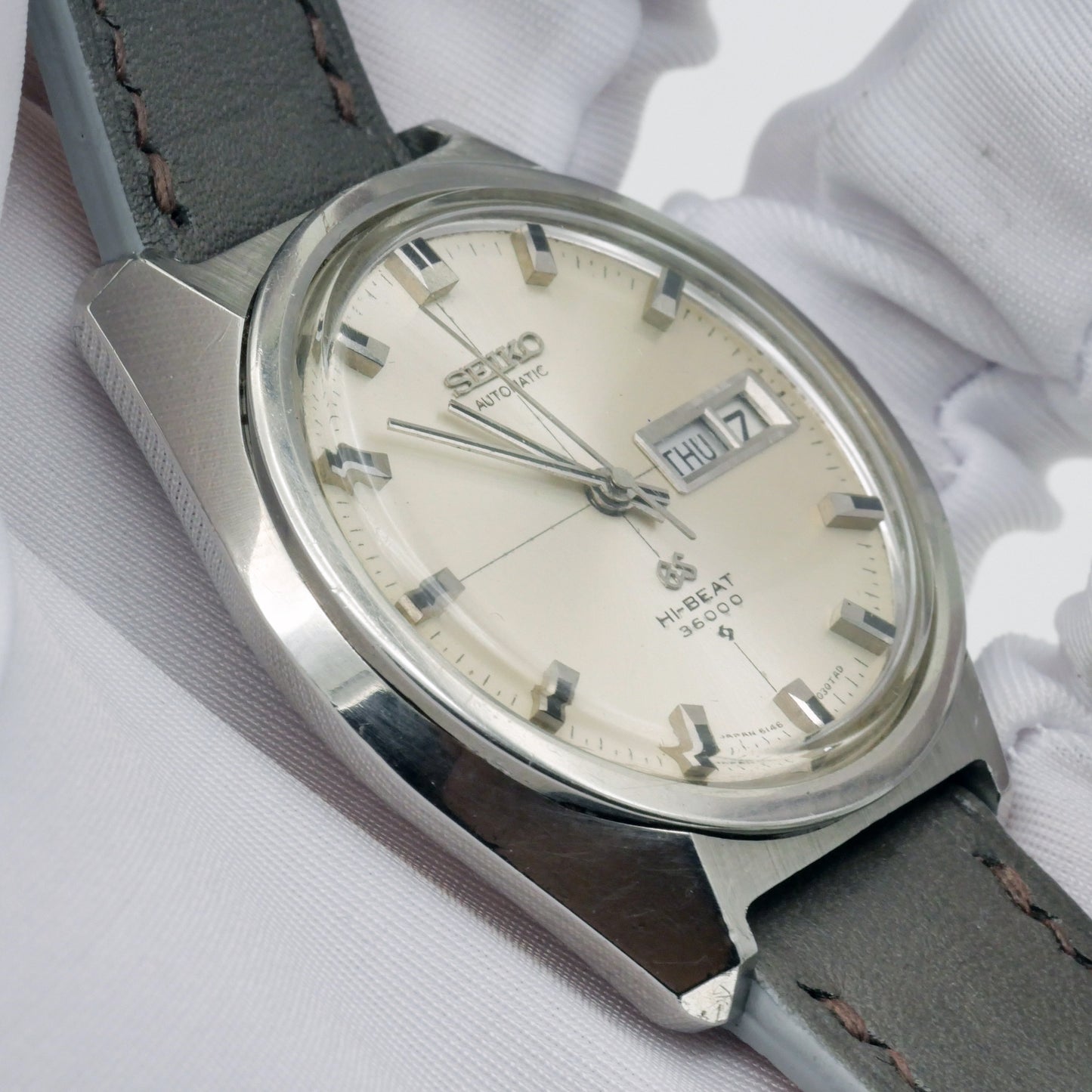 GRAND SEIKO GS AUTOMATIC HI-BEAT 36000 CROSSHAIR DIAL REF. 6146-8000