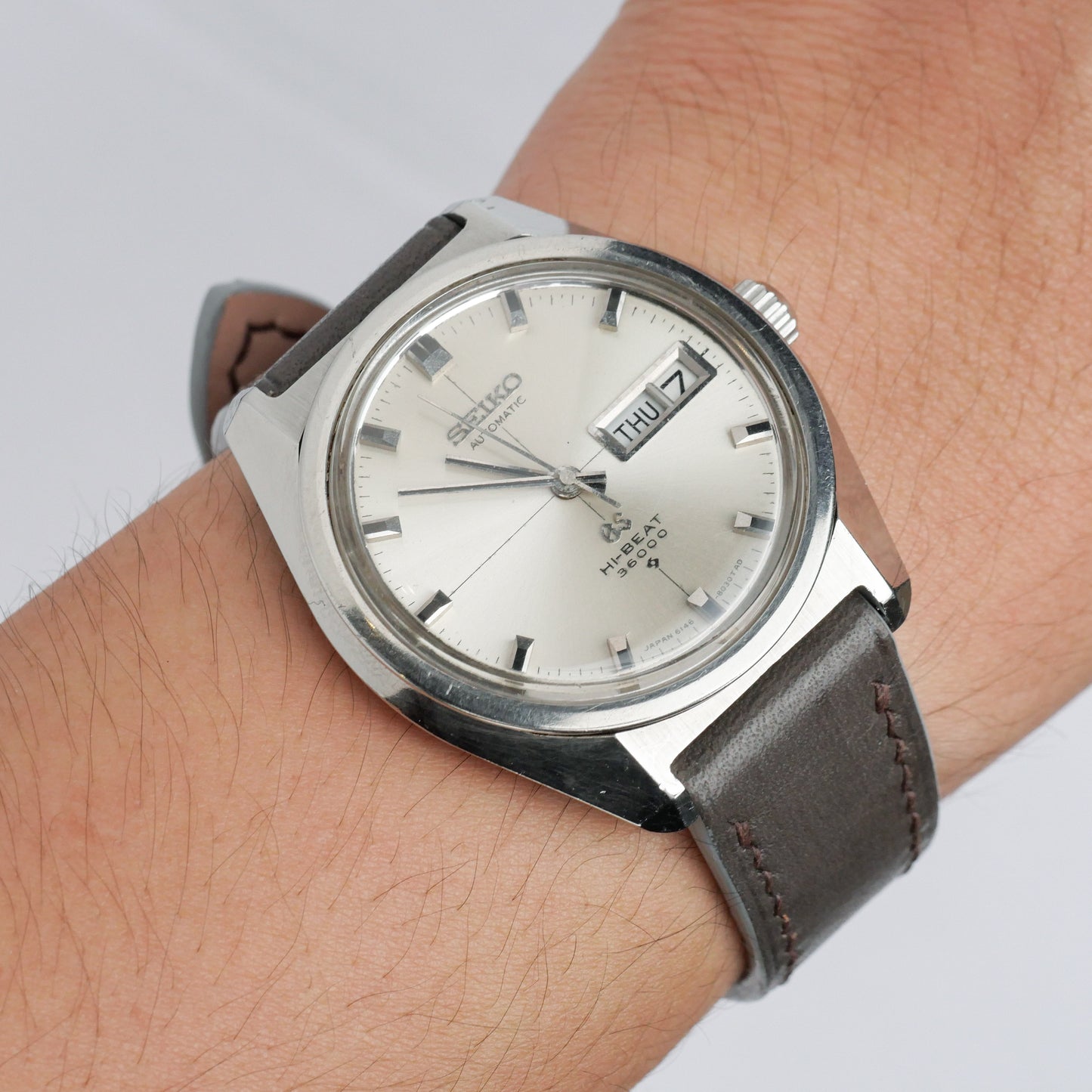 GRAND SEIKO GS AUTOMATIC HI-BEAT 36000 CROSSHAIR DIAL REF. 6146-8000