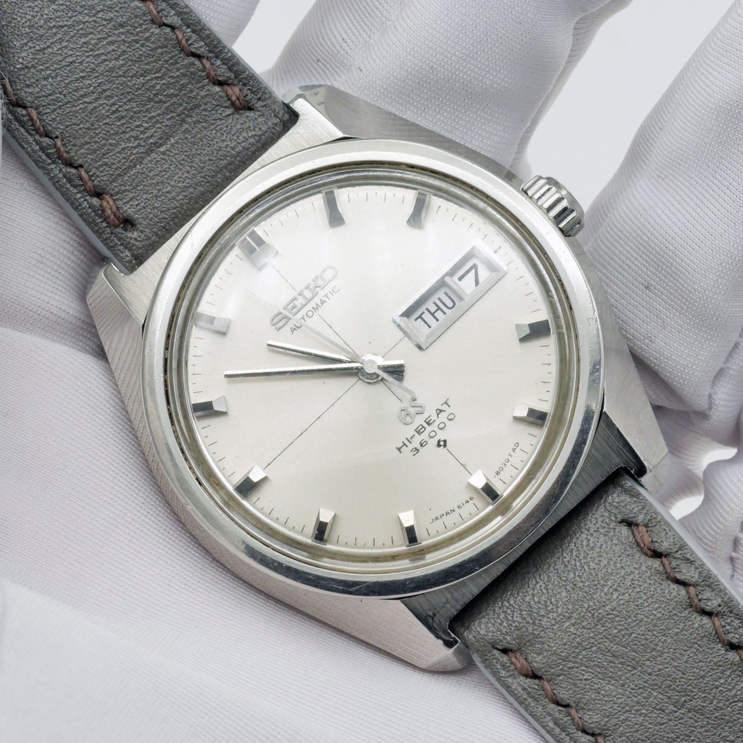 GRAND SEIKO GS AUTOMATIC HI-BEAT 36000 CROSSHAIR DIAL REF. 6146-8000