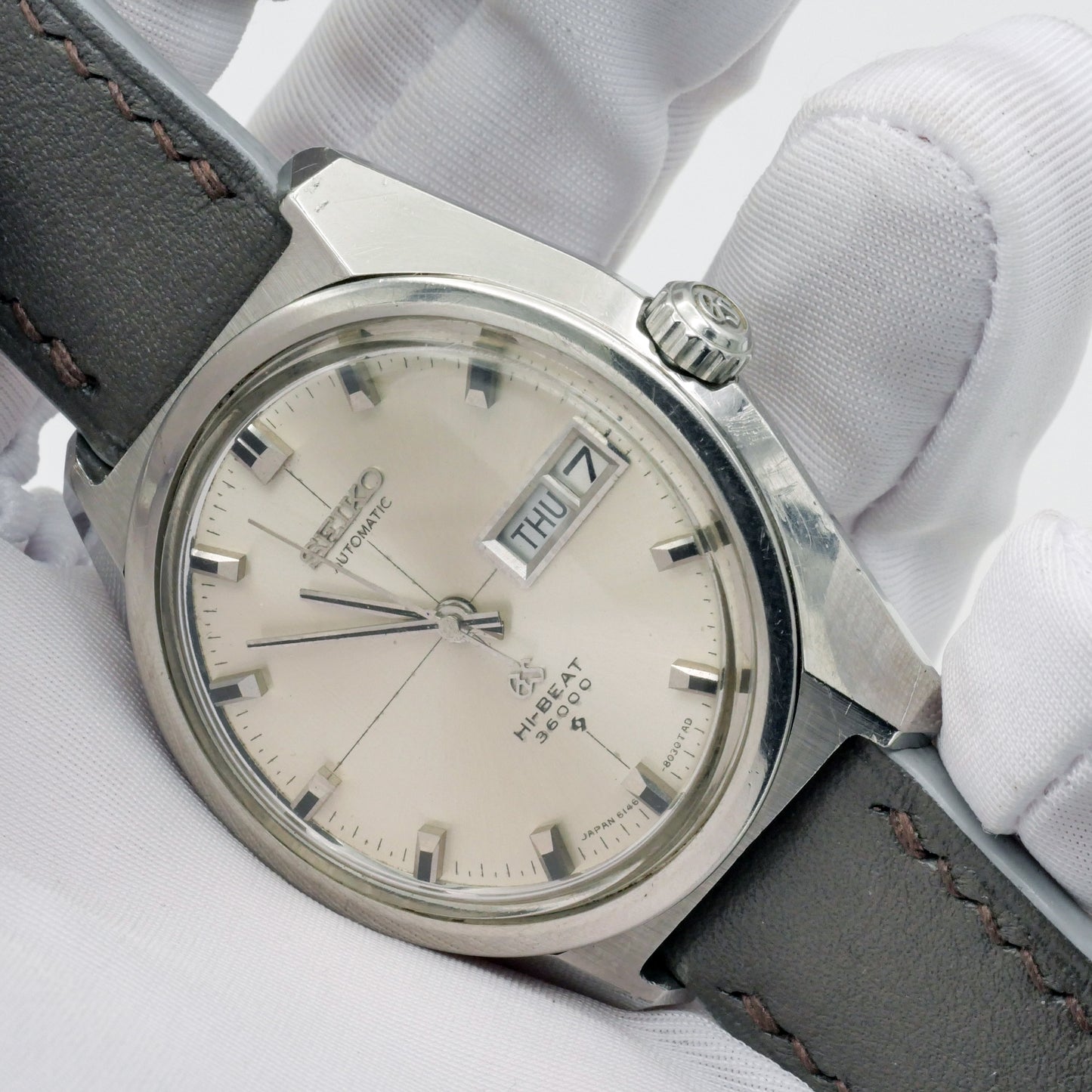 GRAND SEIKO GS AUTOMATIC HI-BEAT 36000 CROSSHAIR DIAL REF. 6146-8000