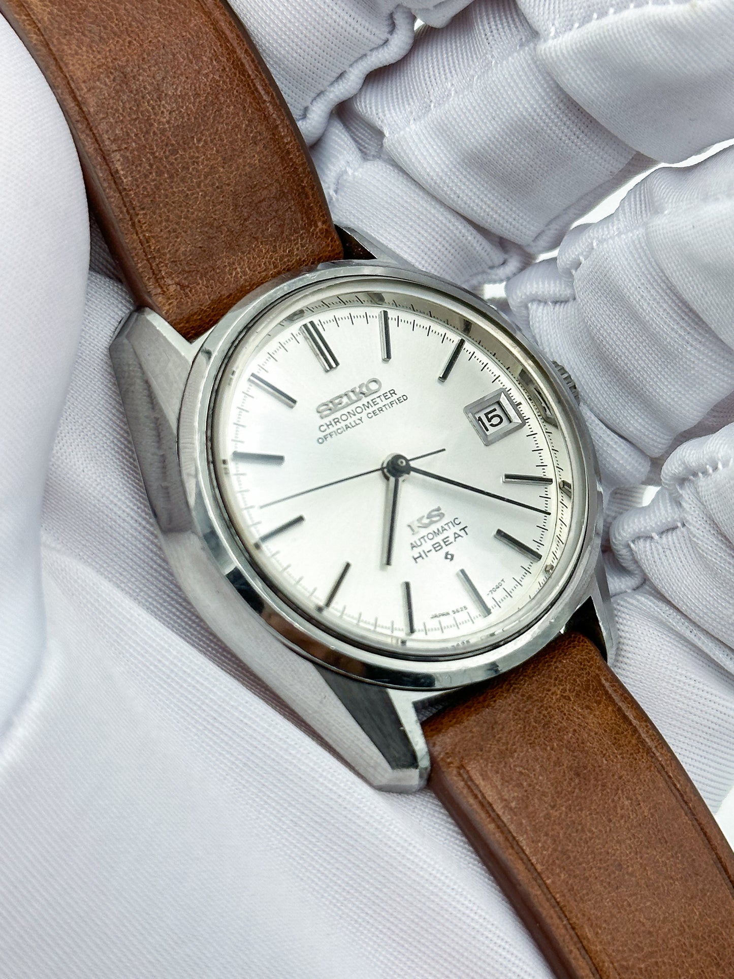 SEIKO KING CHRONOMETER AUTOMATIC HI-BEAT DAY-DATE REF. 5625-7041