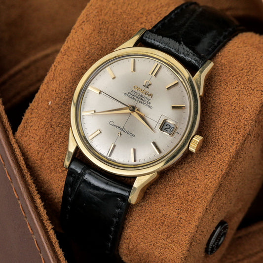 OMEGA CONSTELLATION CHRONOMETER AUTOMATIC GOLD CAPPED REF. 168.005