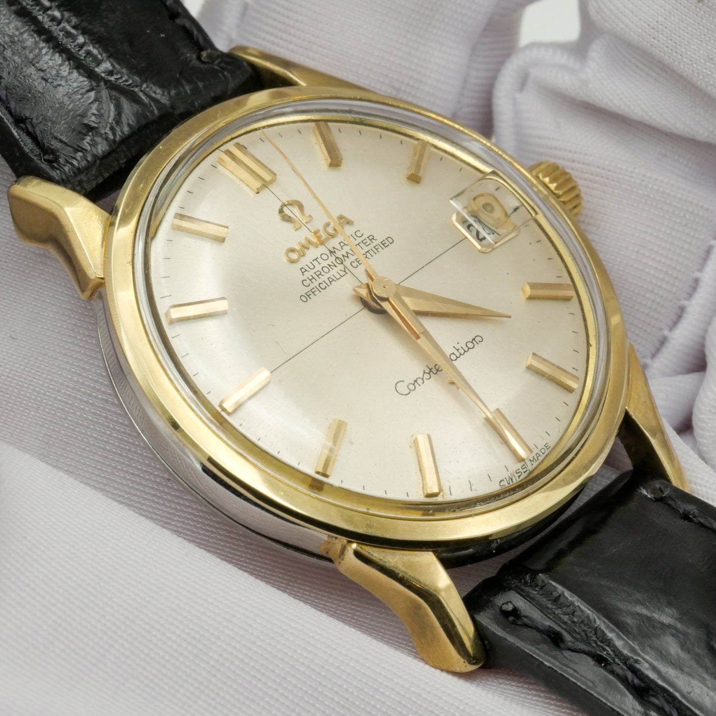 OMEGA CONSTELLATION CHRONOMETER AUTOMATIC GOLD CAPPED REF. 168.005