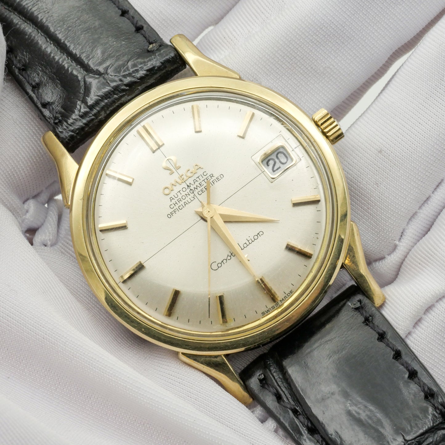 OMEGA CONSTELLATION CHRONOMETER AUTOMATIC GOLD CAPPED REF. 168.005