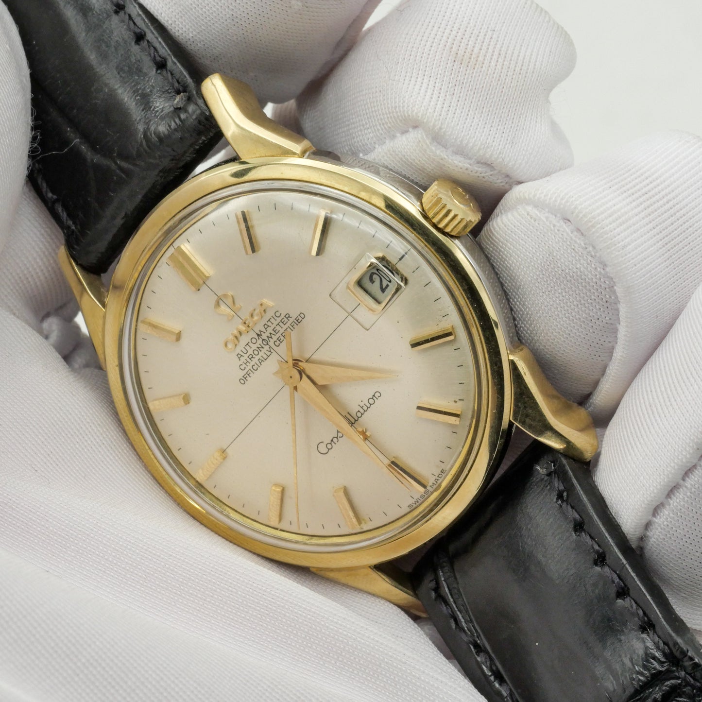 OMEGA CONSTELLATION CHRONOMETER AUTOMATIC GOLD CAPPED REF. 168.005