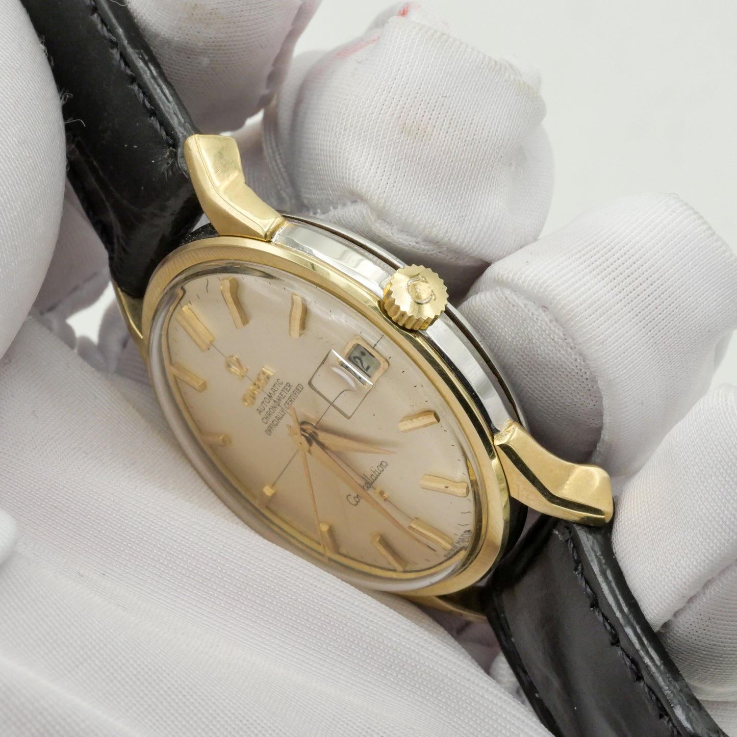 OMEGA CONSTELLATION CHRONOMETER AUTOMATIC GOLD CAPPED REF. 168.005