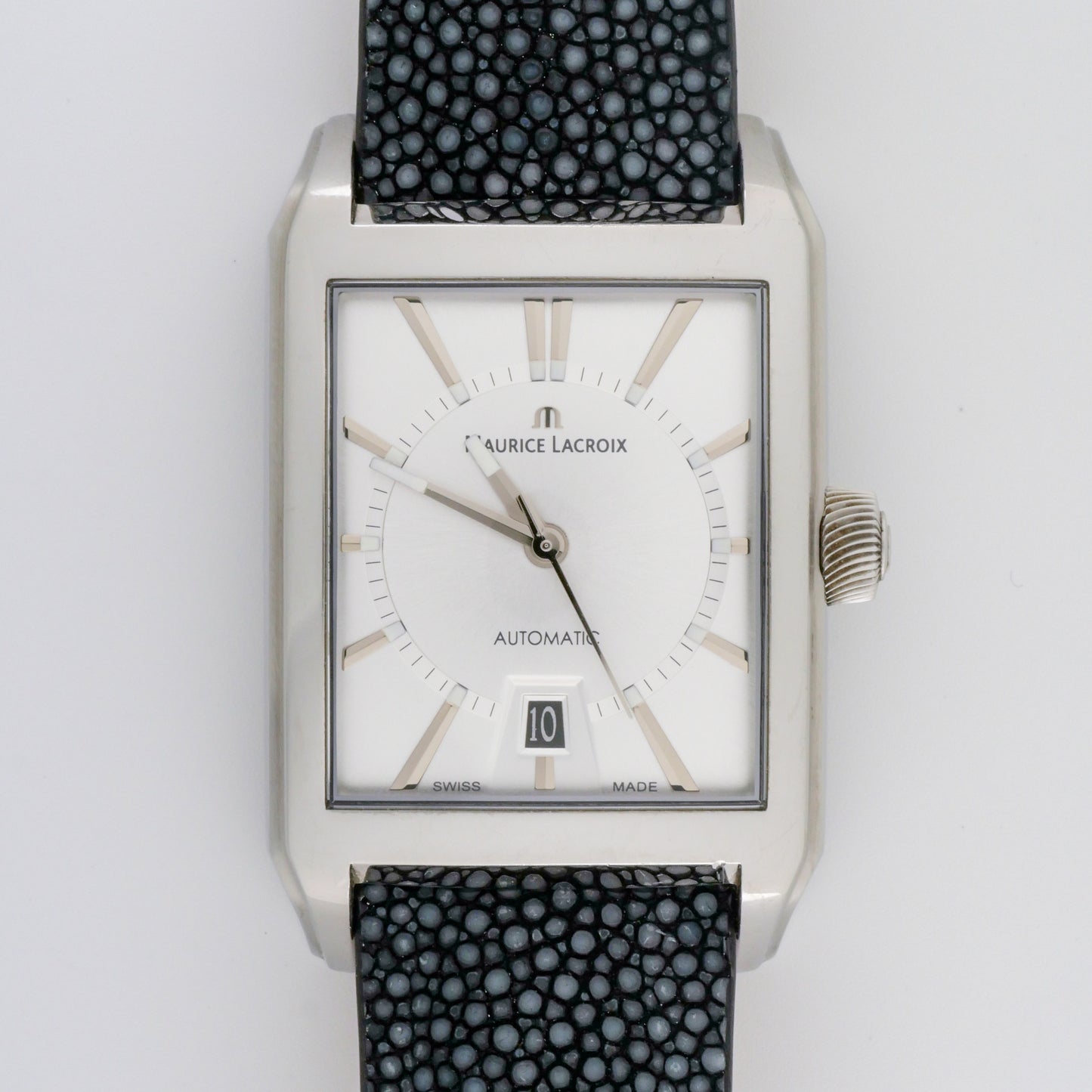 {FULL SET} MAURICE LACROIX PONTOS RECTANGULAIRE AUTOMATIC REF. PT6247