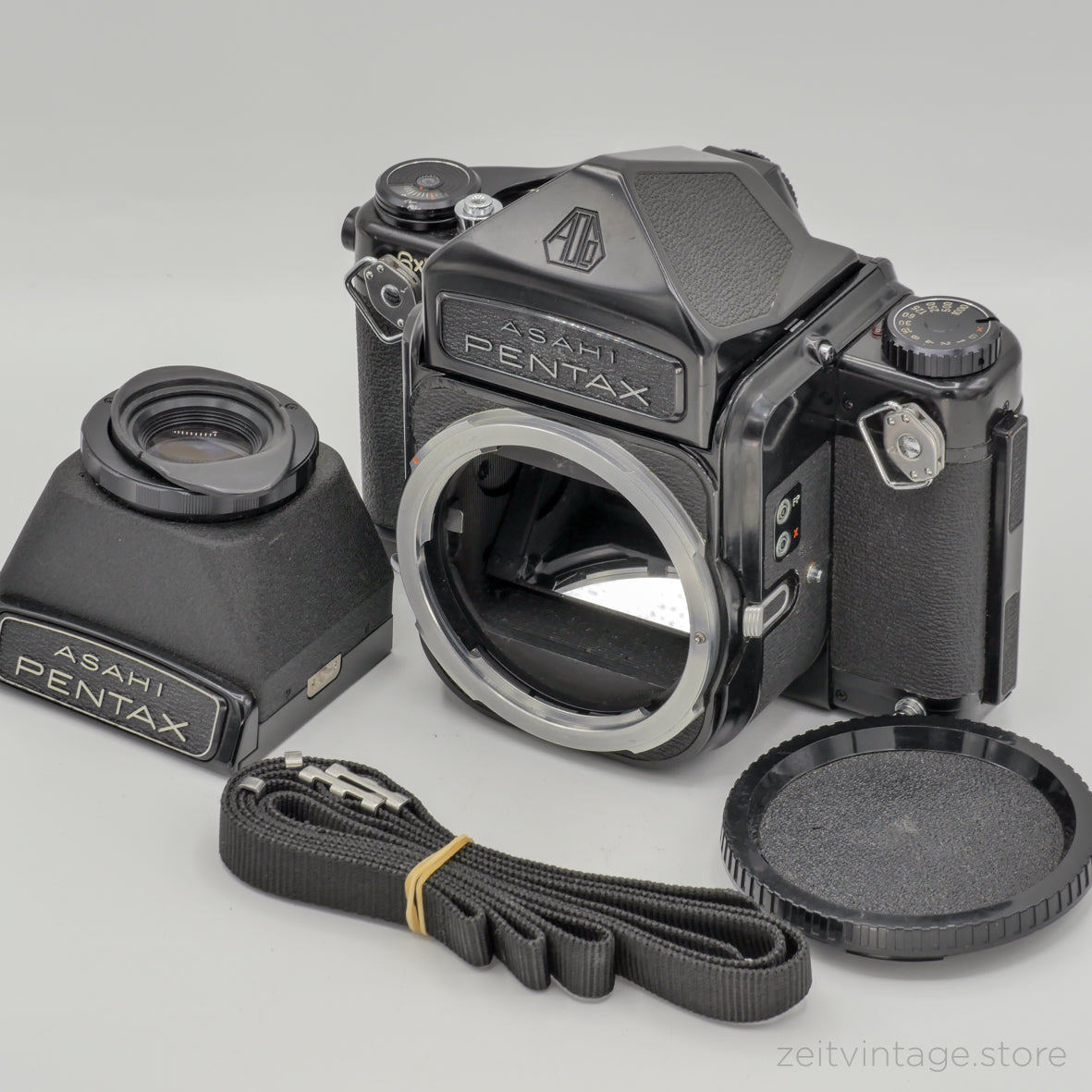 ASAHI PENTAX 6x7 + STANDARD PRISM + WAIST-LEVEL VIEWFINDER