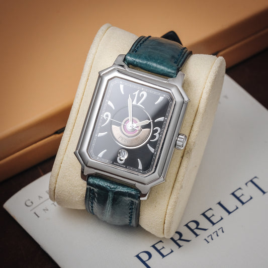 PERRELET RECTANGLE ROYALE DOUBLE ROTOR AUTOMATIC NO. 109