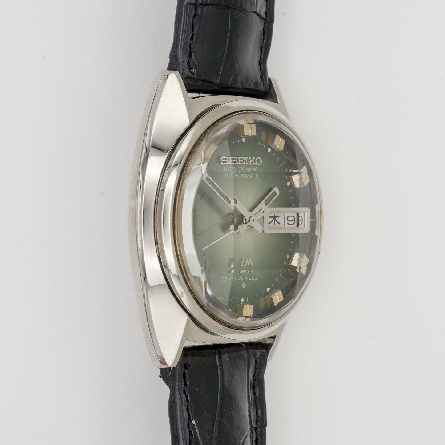 SEIKO LORD MATIC LM 23 JEWELS AUTOMATIC FACETED CRYSTAL REF. 5606-7230