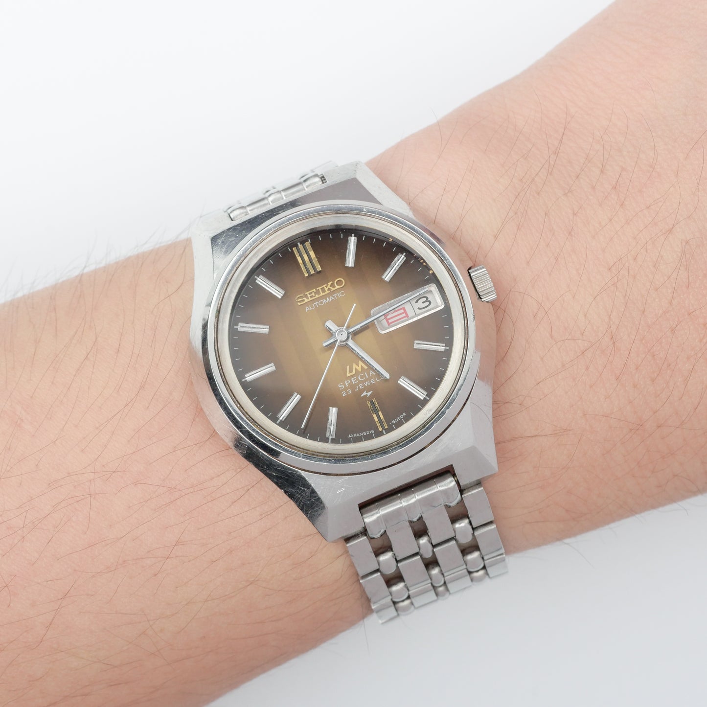 SEIKO LORD MATIC LM SPECIAL AUTOMATIC DAY-DATE REF. 5216-6040