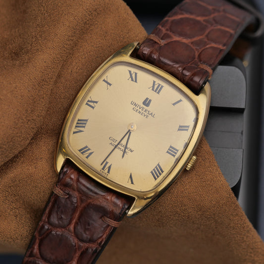 UNIVERSAL GENÈVE GILT SHADOW AUTOMATIC ULTRA-SLIM REF. 566105