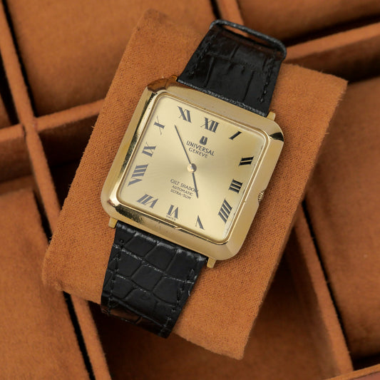 UNIVERSAL GENÈVE GILT SHADOW AUTOMATIC ULTRA-THIN REF. 566143