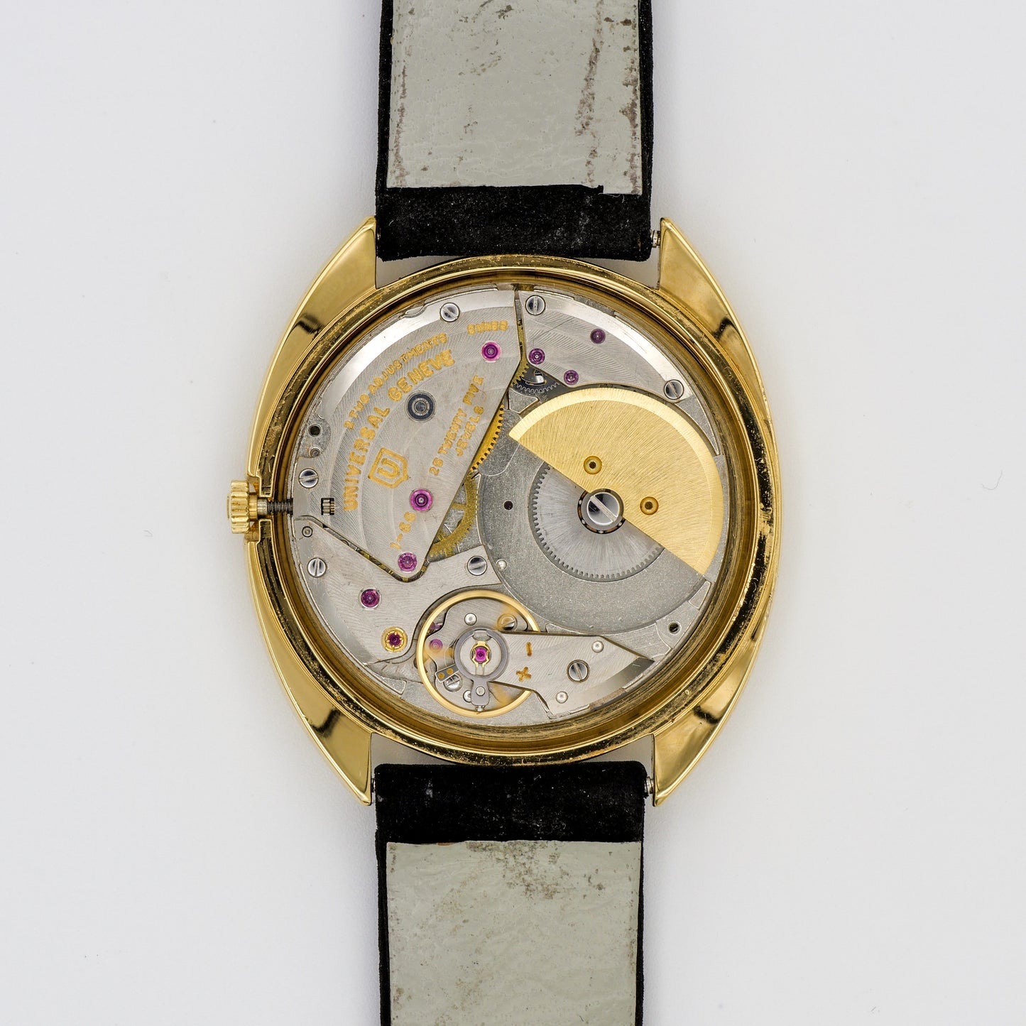 UNIVERSAL GENÈVE WHITE GILT AUTOMATIC ULTRA THIN REF. 566152