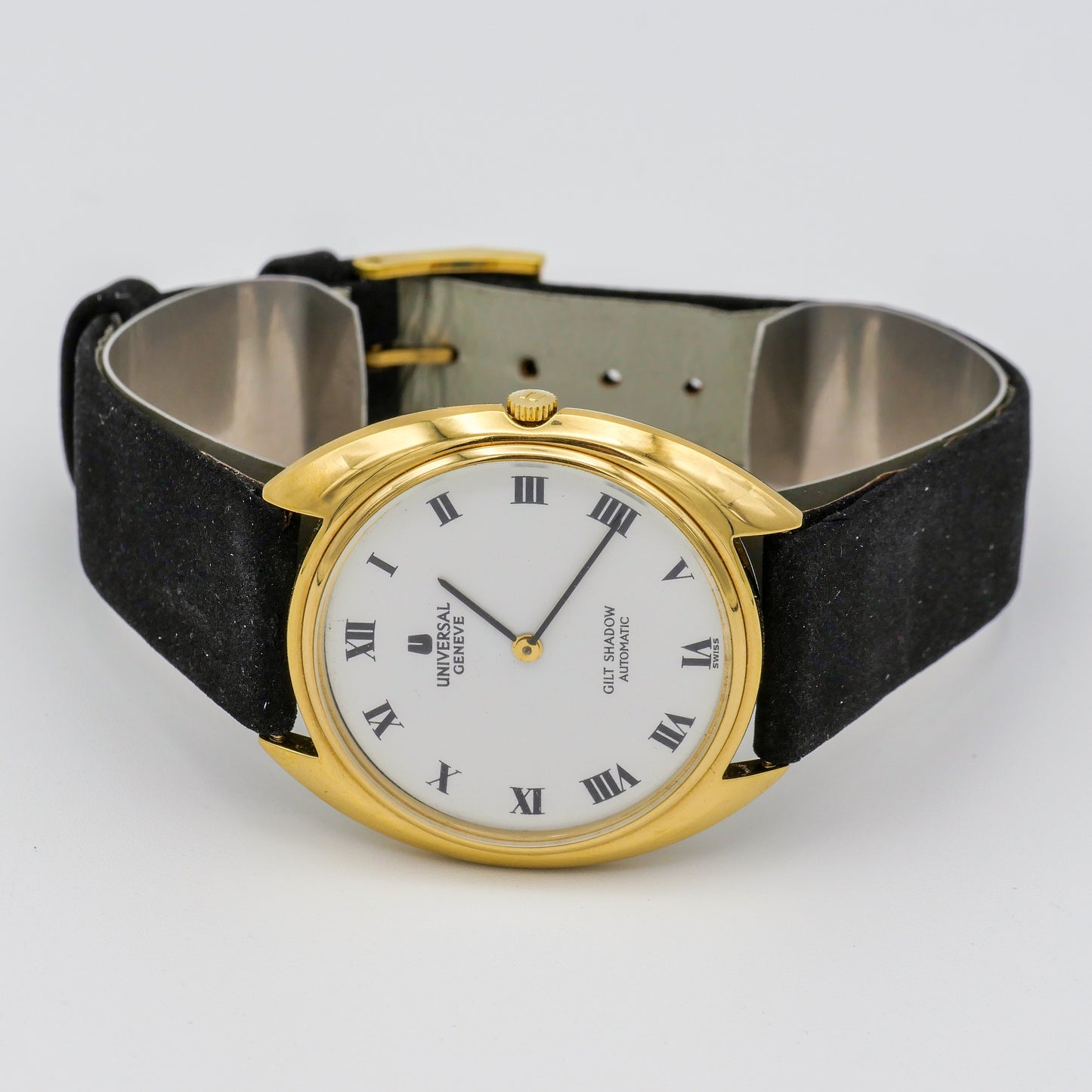 UNIVERSAL GENÈVE WHITE GILT AUTOMATIC ULTRA THIN REF. 566152