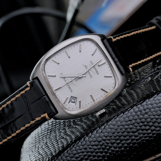 LONGINES ULTRA-CHRON LINEN GREY DIAL REF. 8418-1