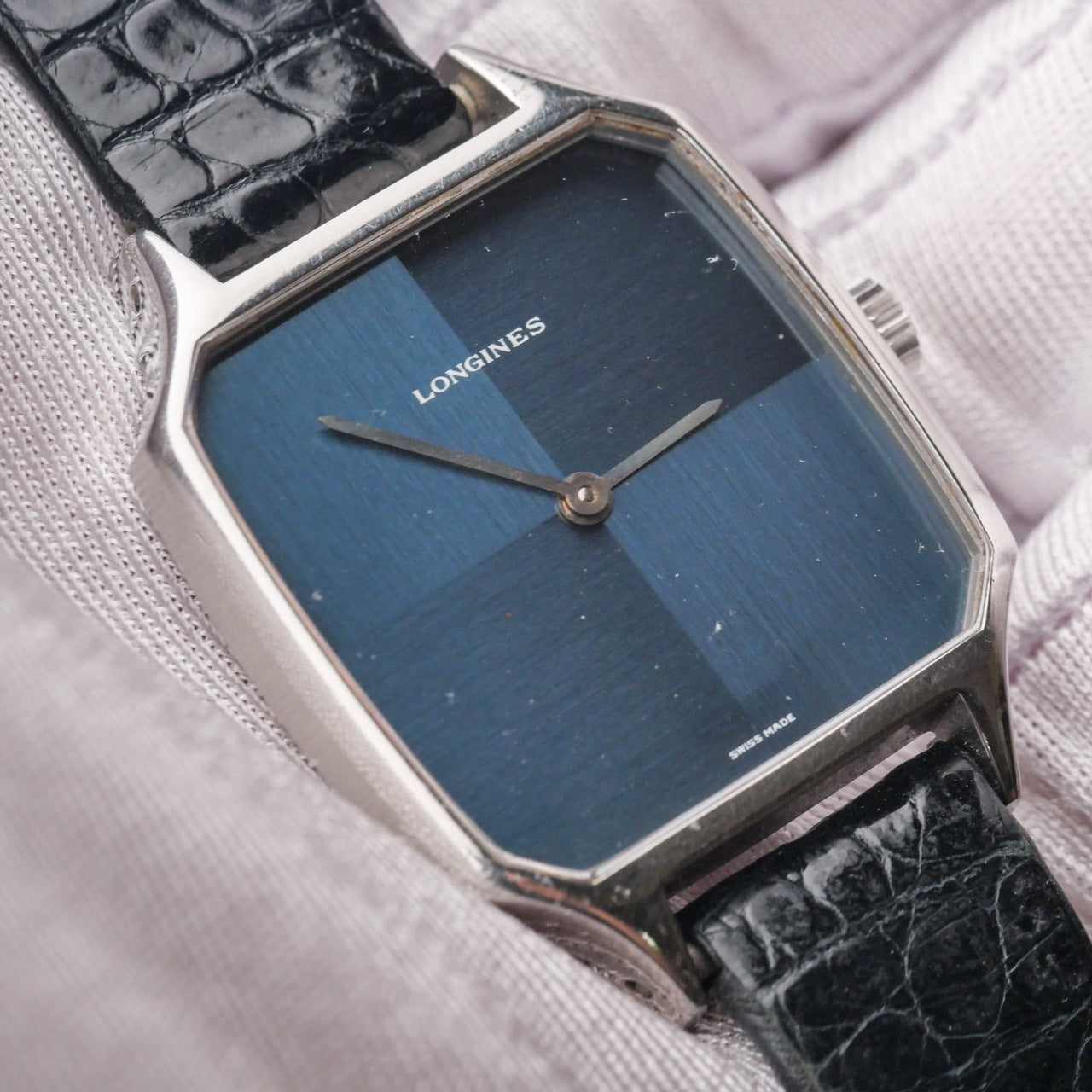 LONGINES TWO TONE BLUE DIAL REF. 4064-1