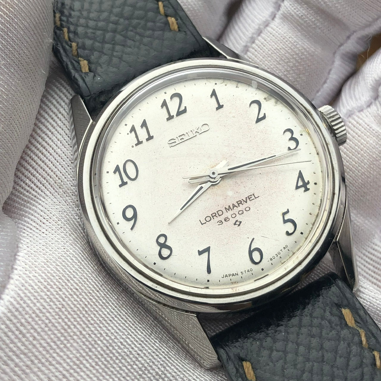 SEIKO LORD MARVEL LINEN GREY DIAL REF. 5740-8000