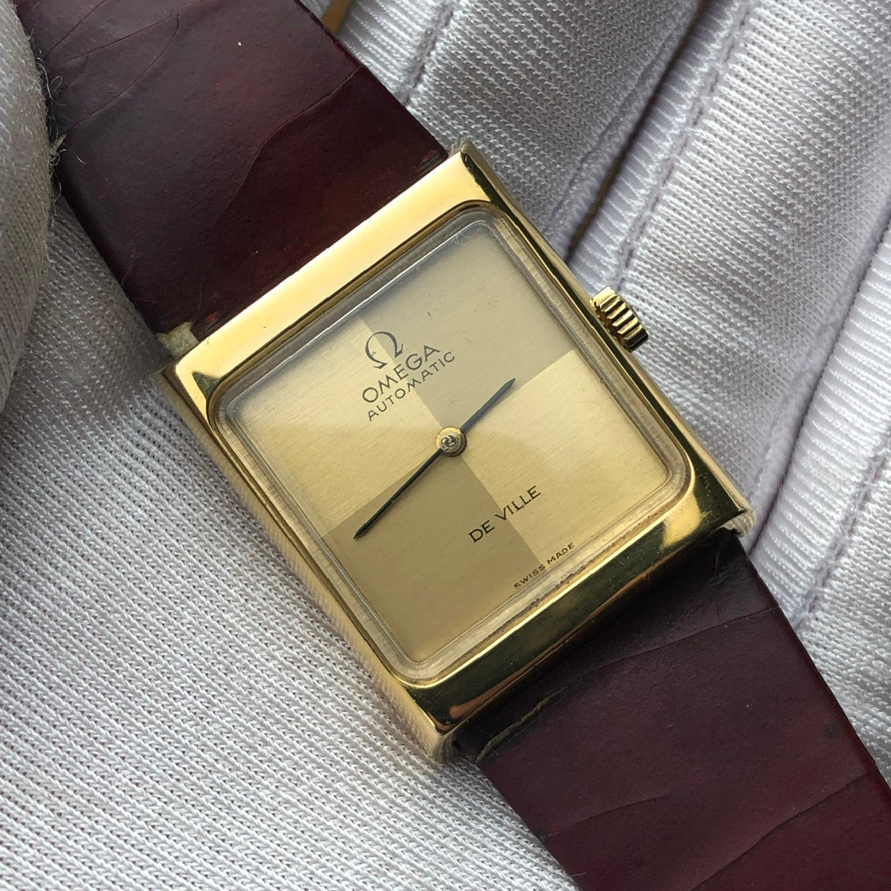 OMEGA DE VILLE AUTOMATIC TWO TONE GOLD DIAL REF. 551.0069