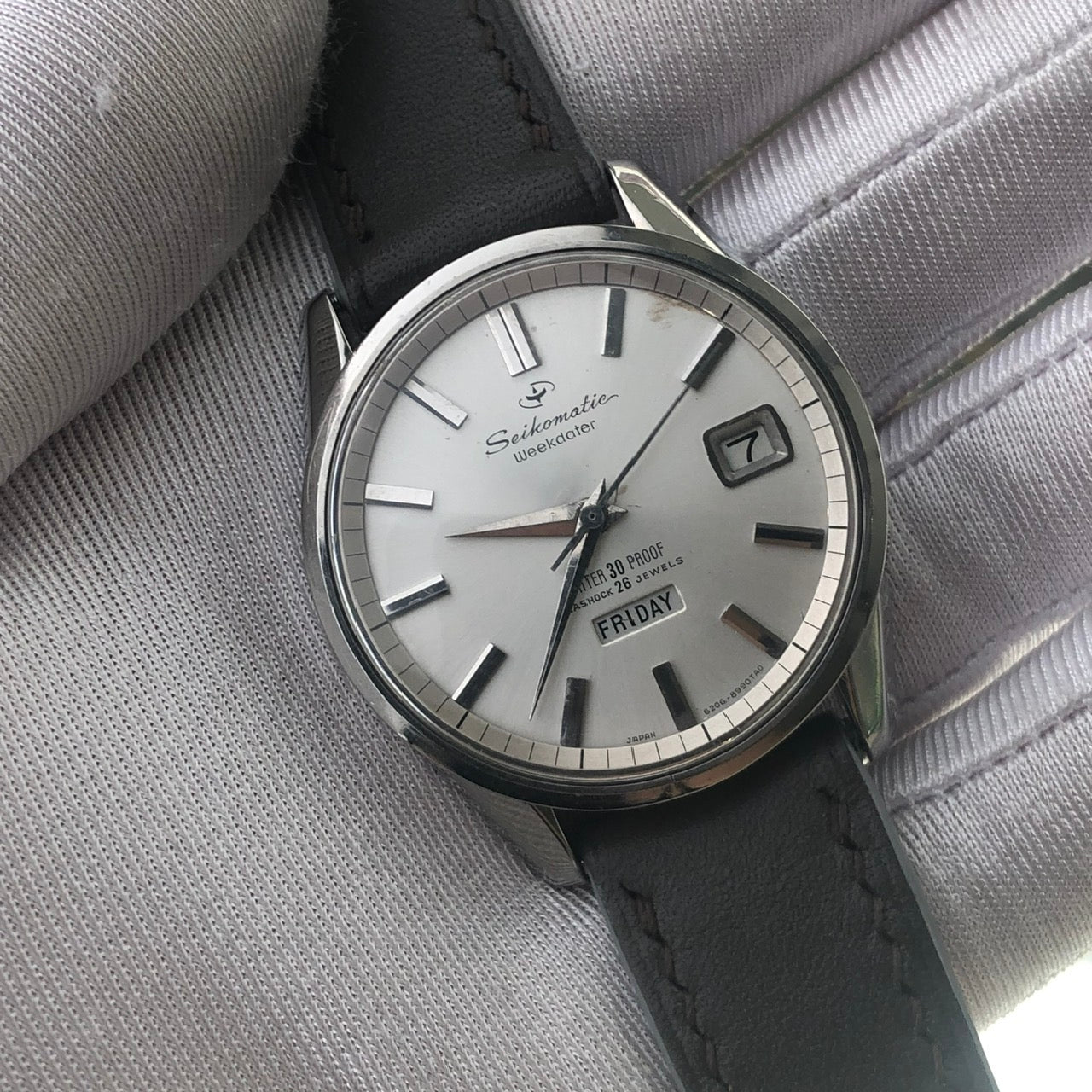 SEIKO SEIKOMATIC WEEKDATER AUTOMATIC DAY-DATE REF. 6206-8040