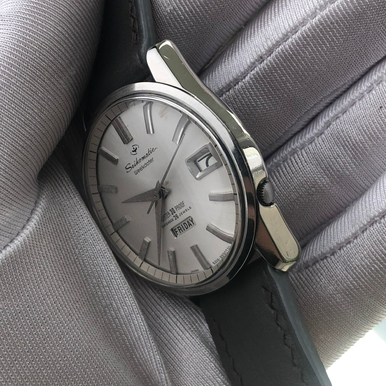 SEIKO SEIKOMATIC WEEKDATER AUTOMATIC DAY-DATE REF. 6206-8040