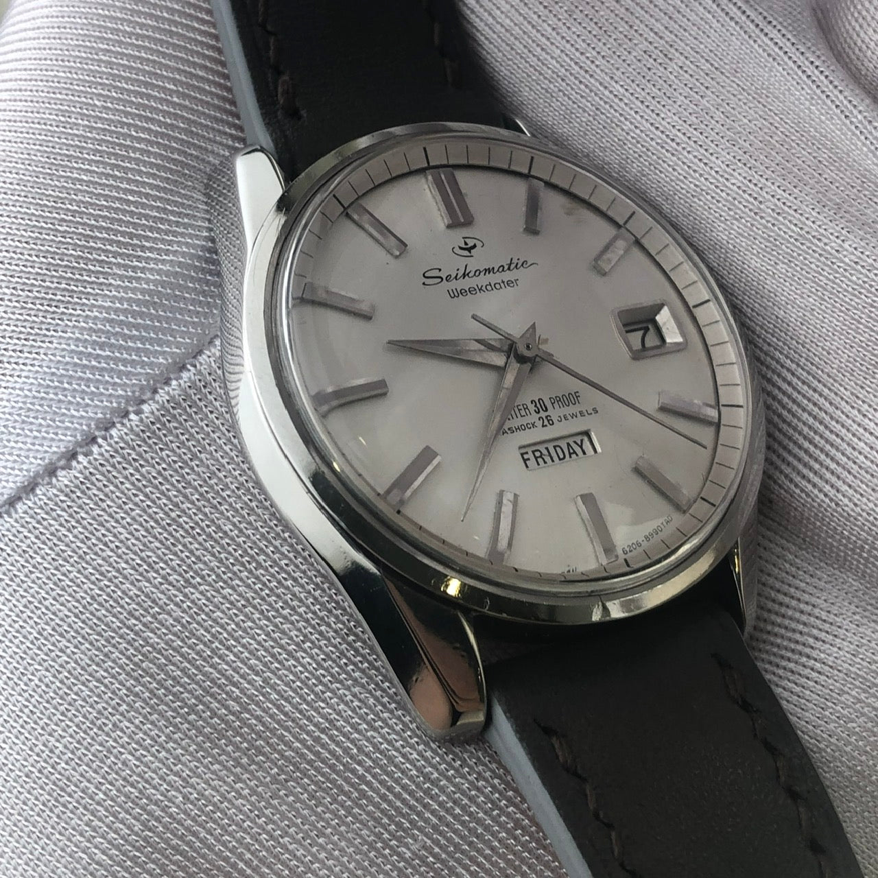 SEIKO SEIKOMATIC WEEKDATER AUTOMATIC DAY-DATE REF. 6206-8040