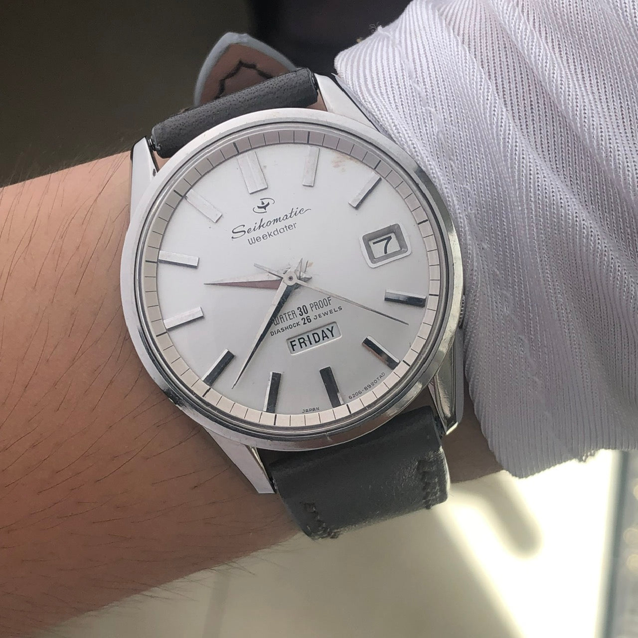 SEIKO SEIKOMATIC WEEKDATER AUTOMATIC DAY-DATE REF. 6206-8040