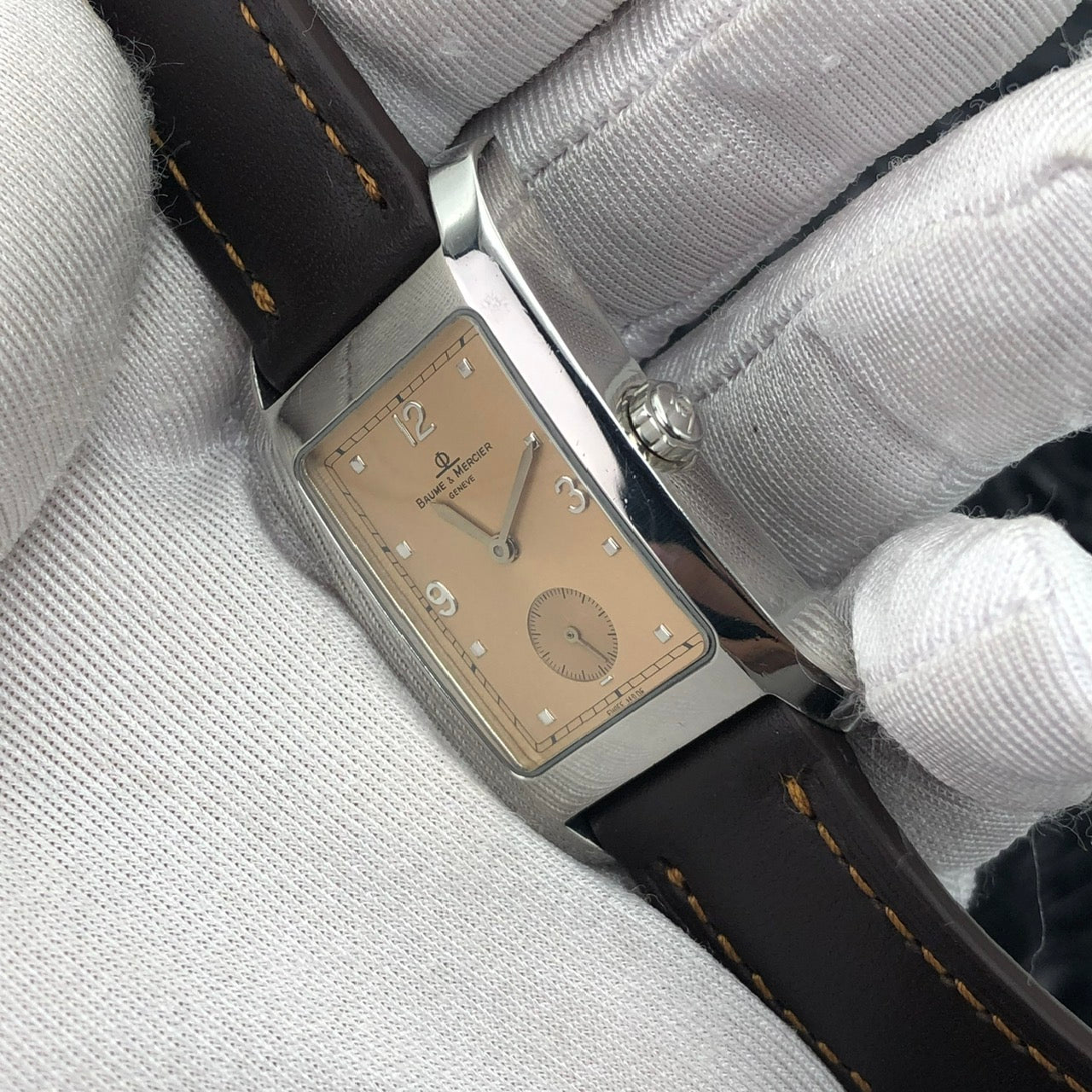 BAUME & MERCIER HAMPTON CHAMPAGNE DIAL REF. MV04506