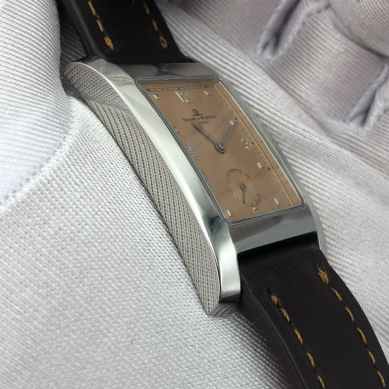 BAUME & MERCIER HAMPTON CHAMPAGNE DIAL REF. MV04506