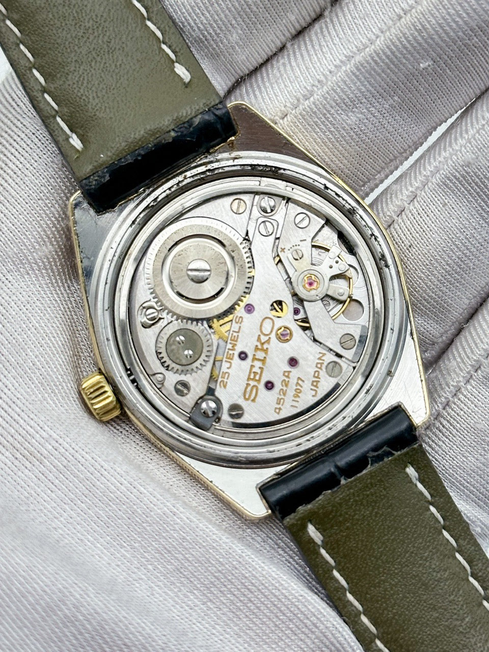 GRAND SEIKO GS HI-BEAT 36000 GOLD CAPPED REF. 4522-8000