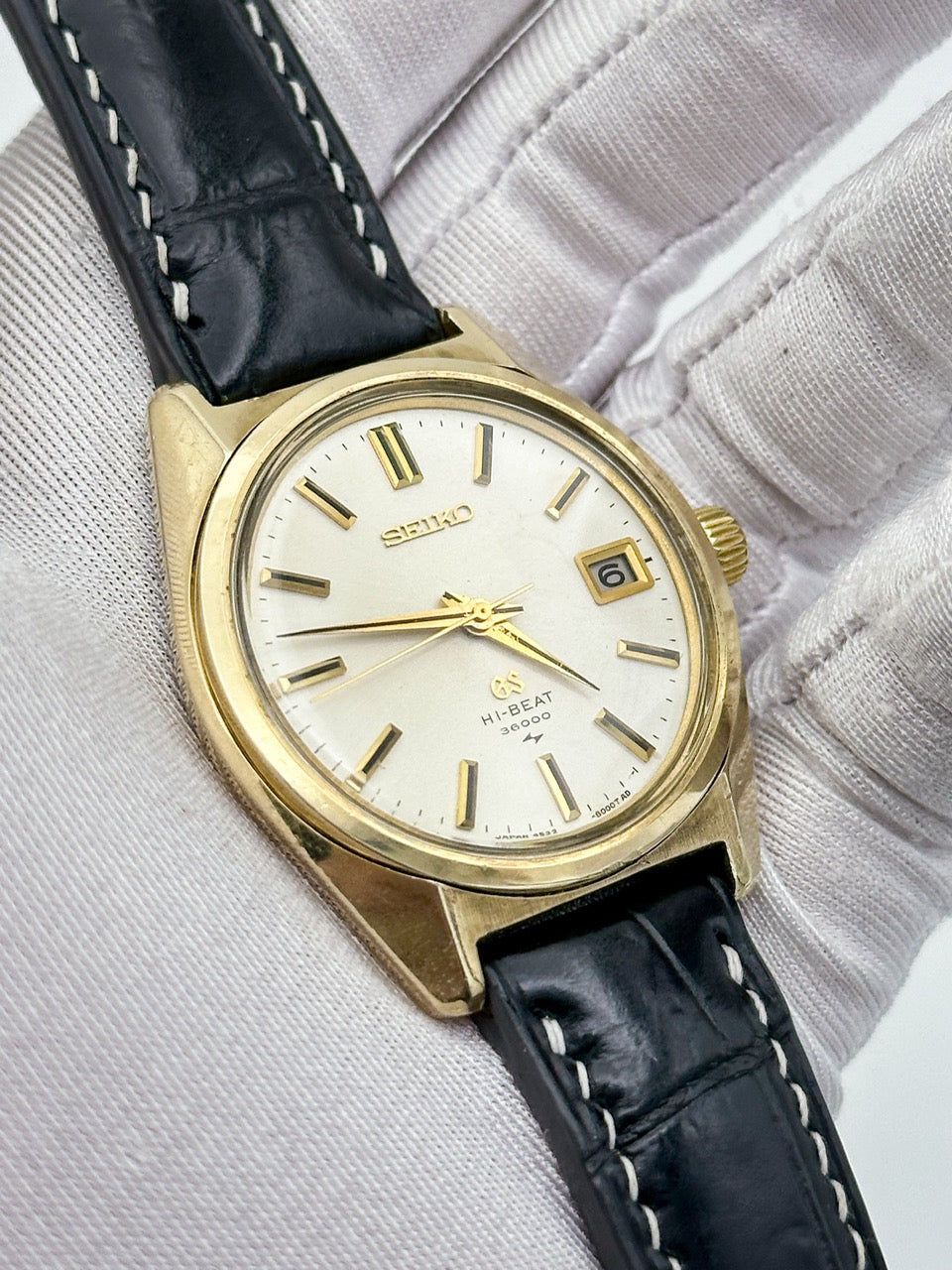 GRAND SEIKO GS HI-BEAT 36000 GOLD CAPPED REF. 4522-8000