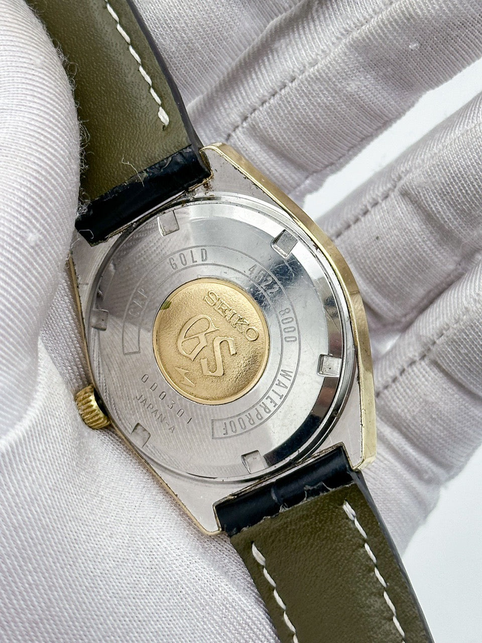 GRAND SEIKO GS HI-BEAT 36000 GOLD CAPPED REF. 4522-8000