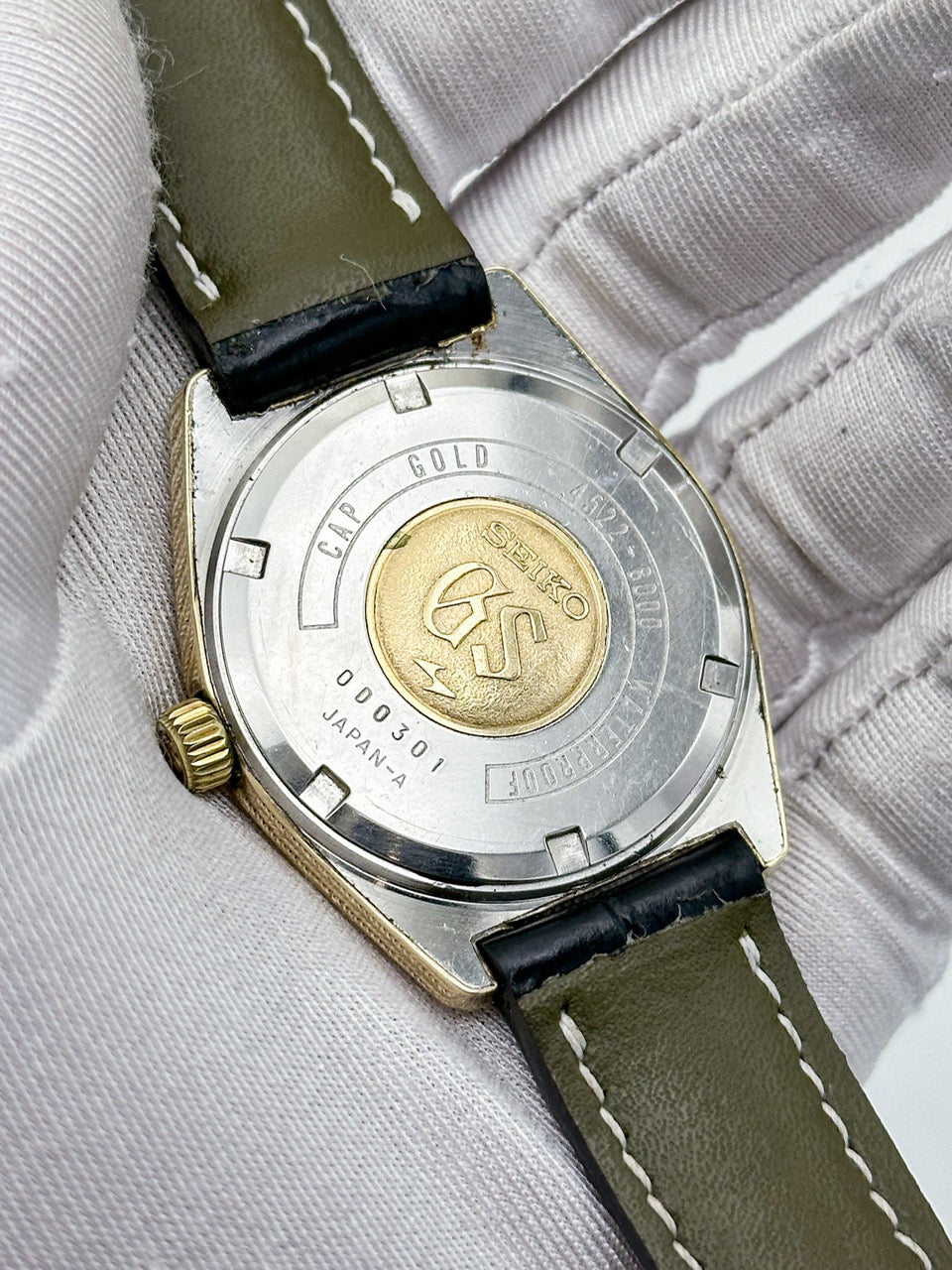 GRAND SEIKO GS HI-BEAT 36000 GOLD CAPPED REF. 4522-8000