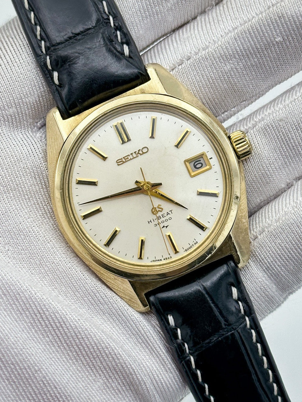 GRAND SEIKO GS HI-BEAT 36000 GOLD CAPPED REF. 4522-8000