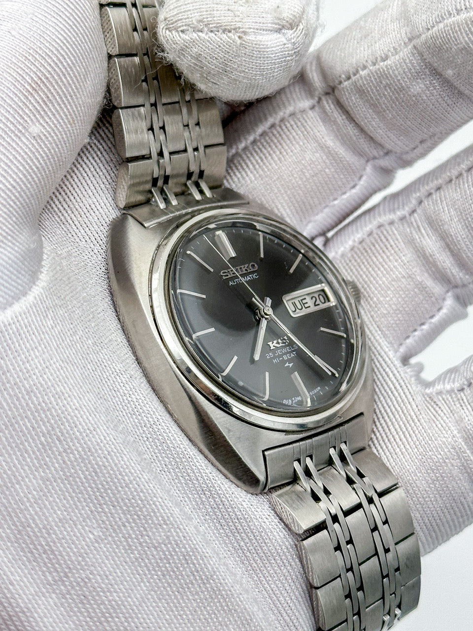 SEIKO KING KS AUTOMATIC HI-BEAT GREY DIAL REF. 5246-6020