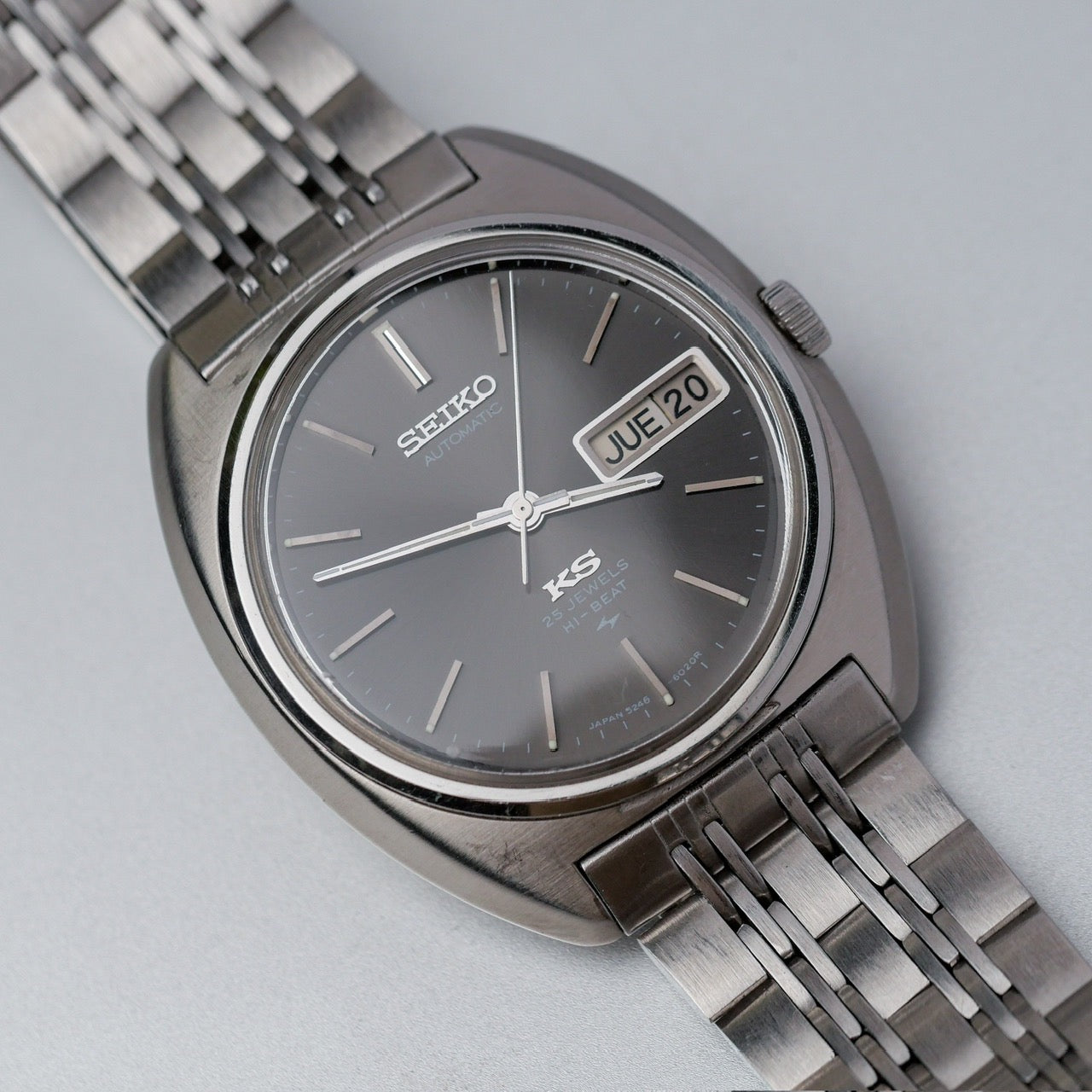 SEIKO KING KS AUTOMATIC HI-BEAT GREY DIAL REF. 5246-6020