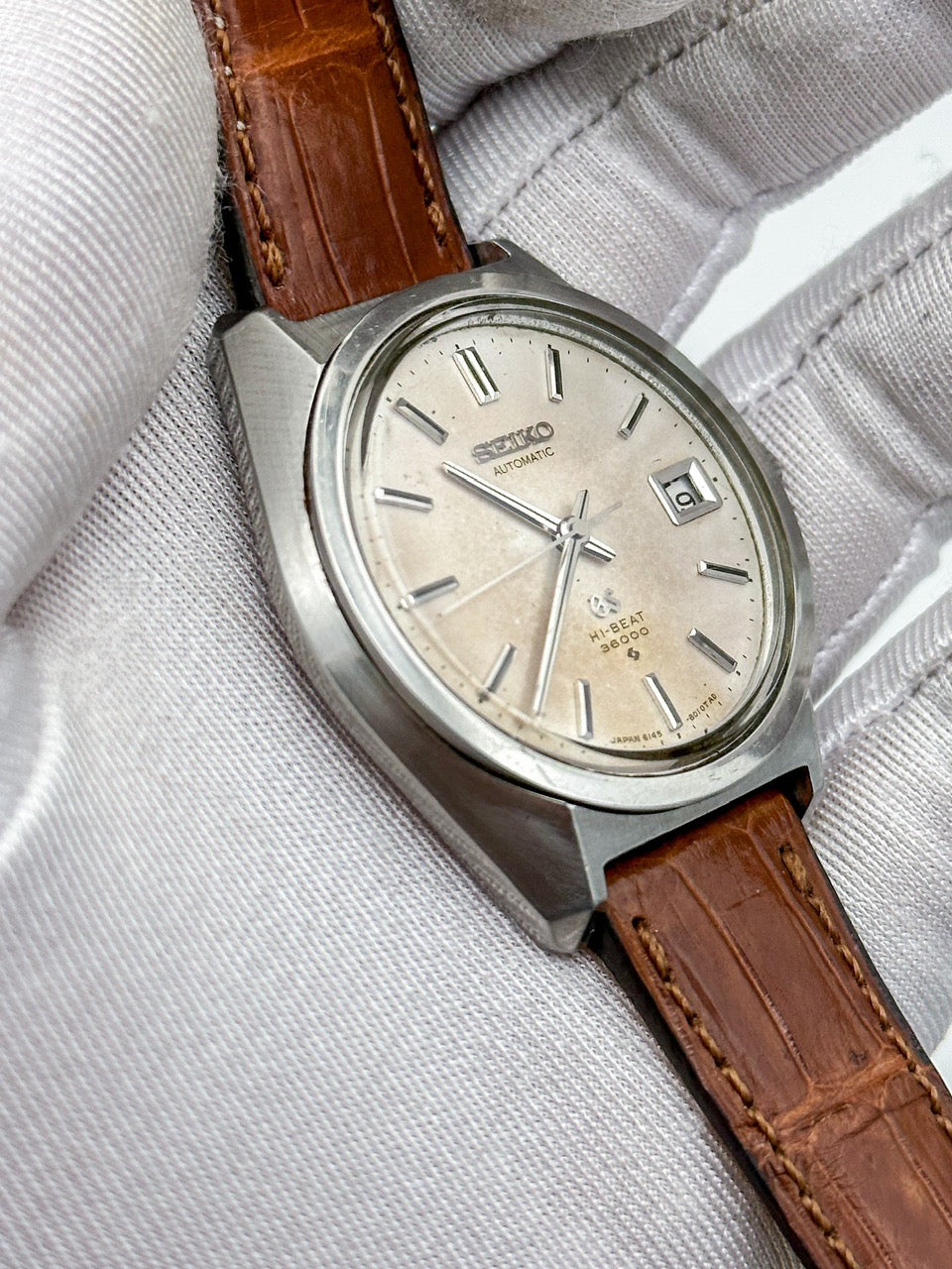 GRAND SEIKO AUTOMATIC HI-BEAT 36000 REF. 6145-8000