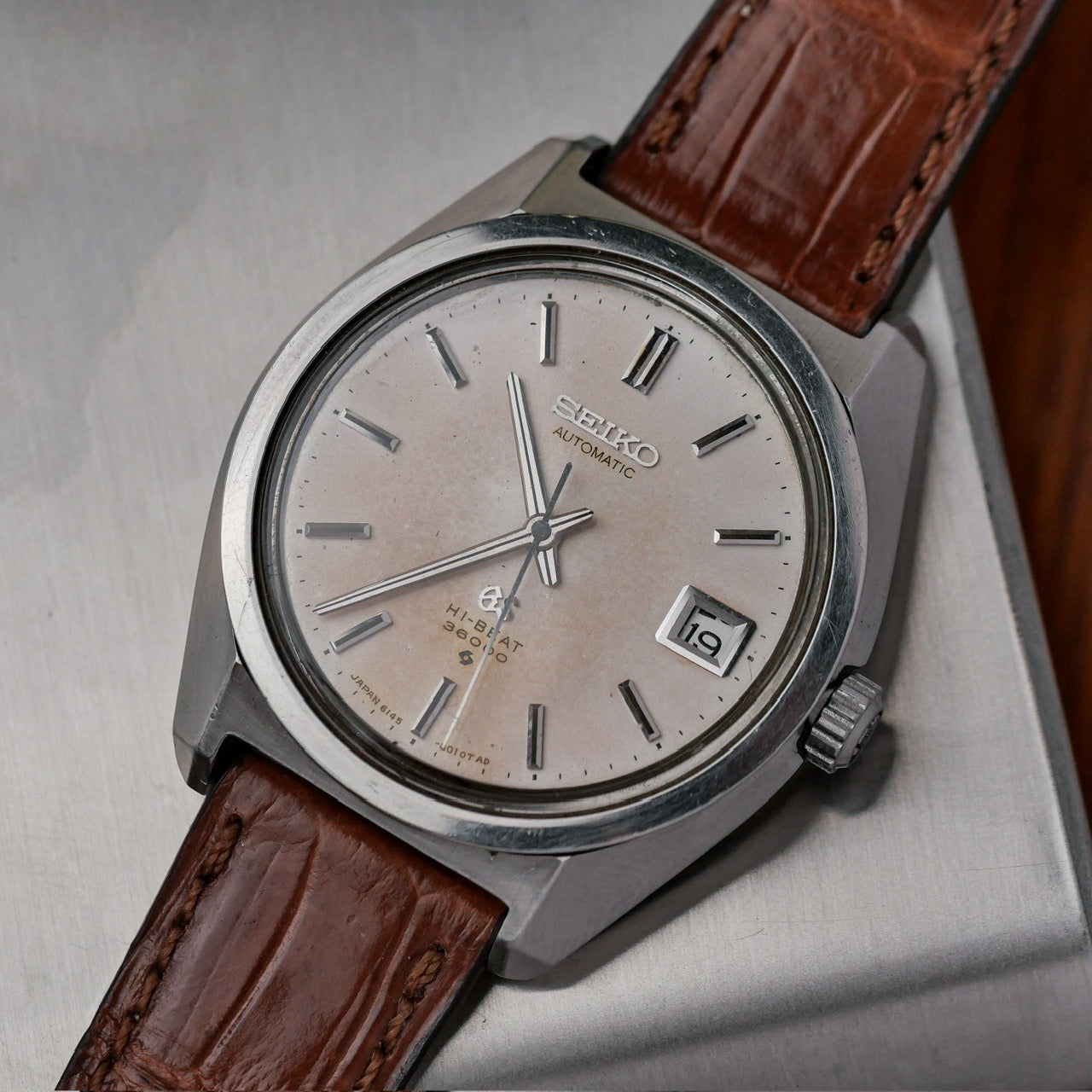 GRAND SEIKO AUTOMATIC HI-BEAT 36000 REF. 6145-8000