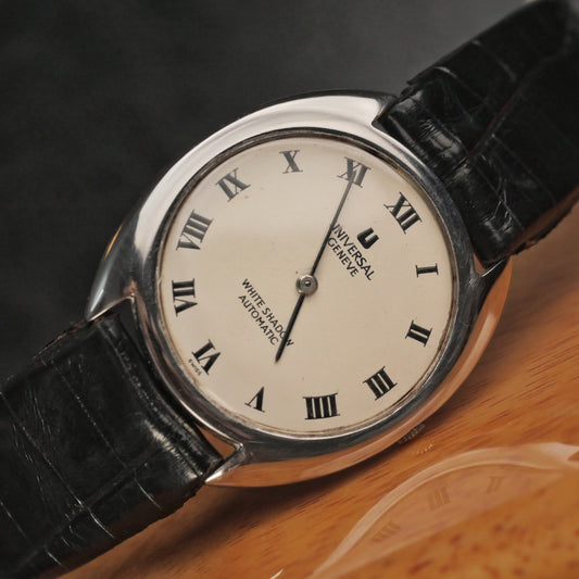 UNIVERSAL GENÈVE WHITE SHADOW AUTOMATIC ULTRA THIN REF. 866101